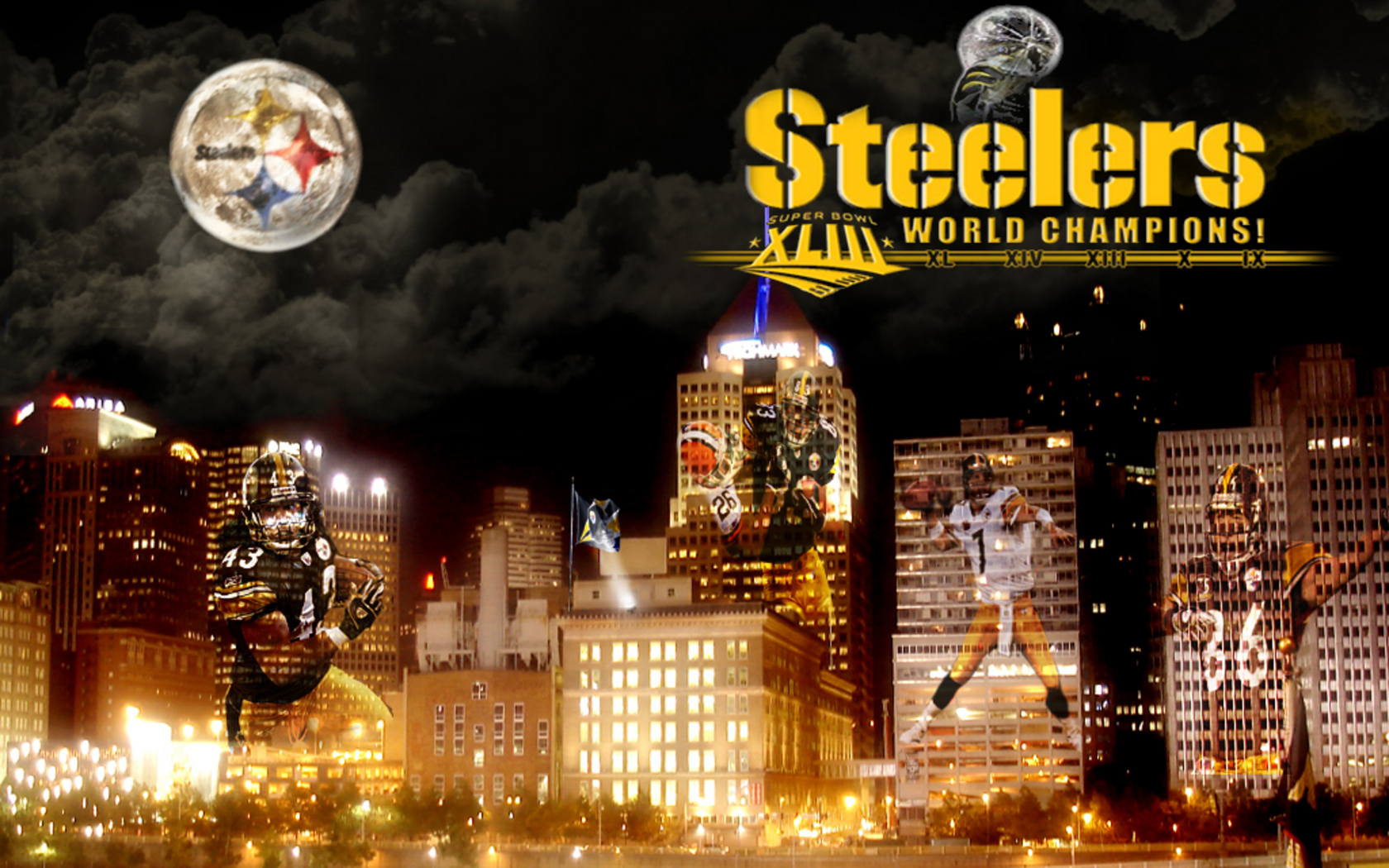 Enjoy this new Pittsburgh Steelers desktop background 1680x1050