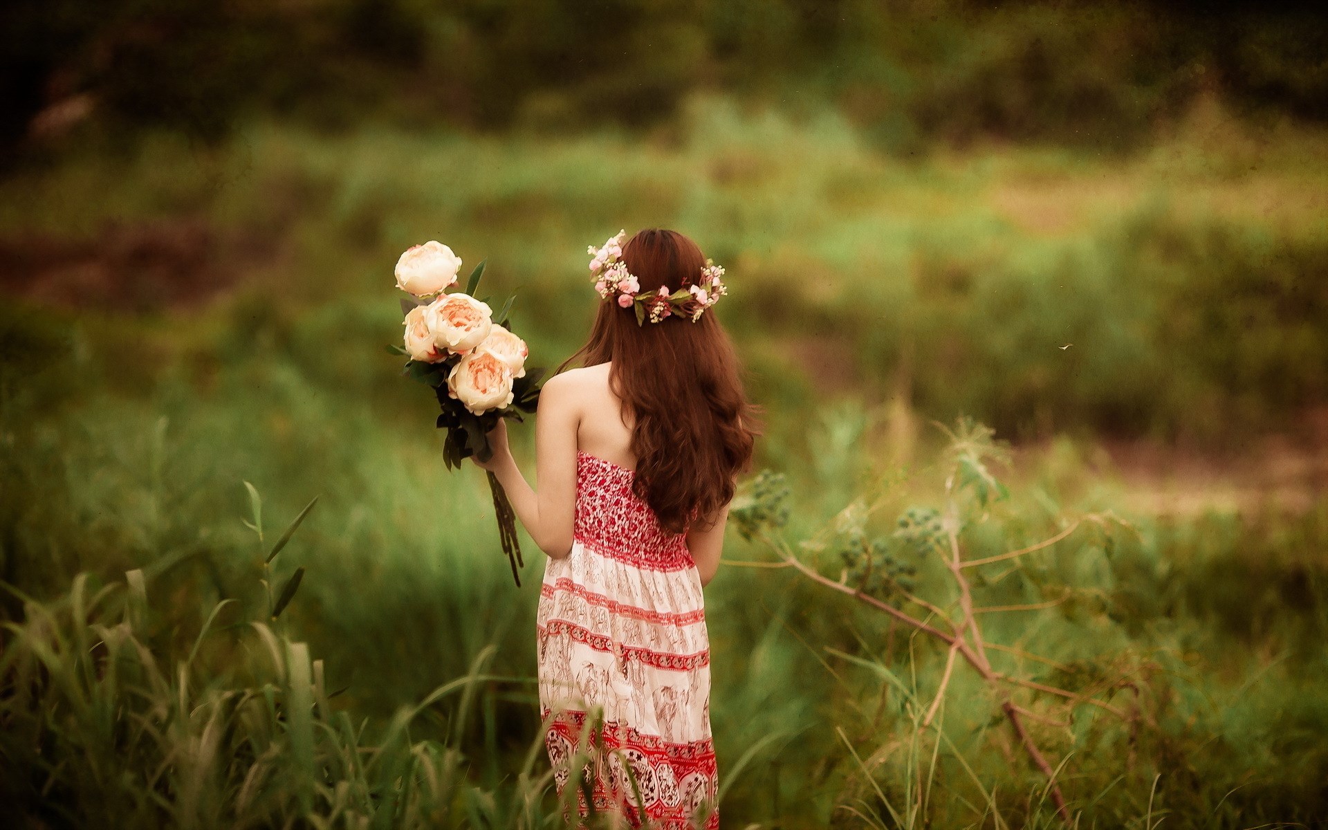 Lovely Girl Mood Wallpaper