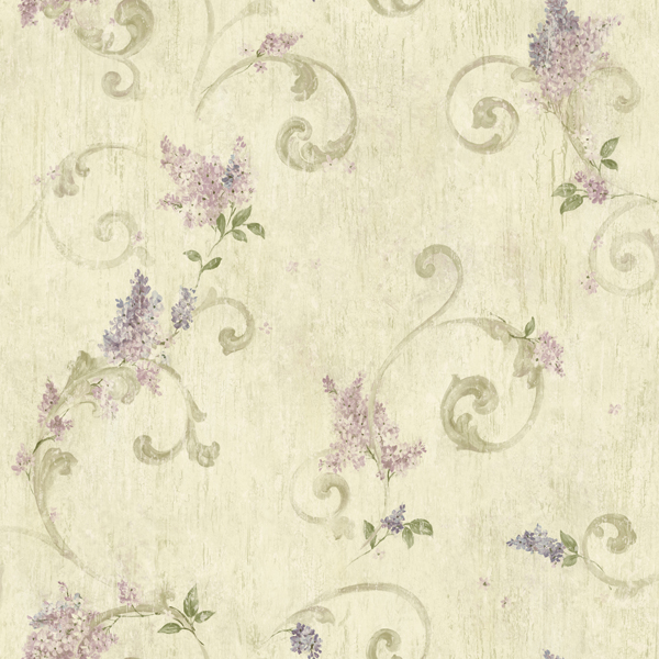 Free download Grey Lilac Acanthus Scroll Emma Borders by Chesapeake Wallpaper [600x600] for your