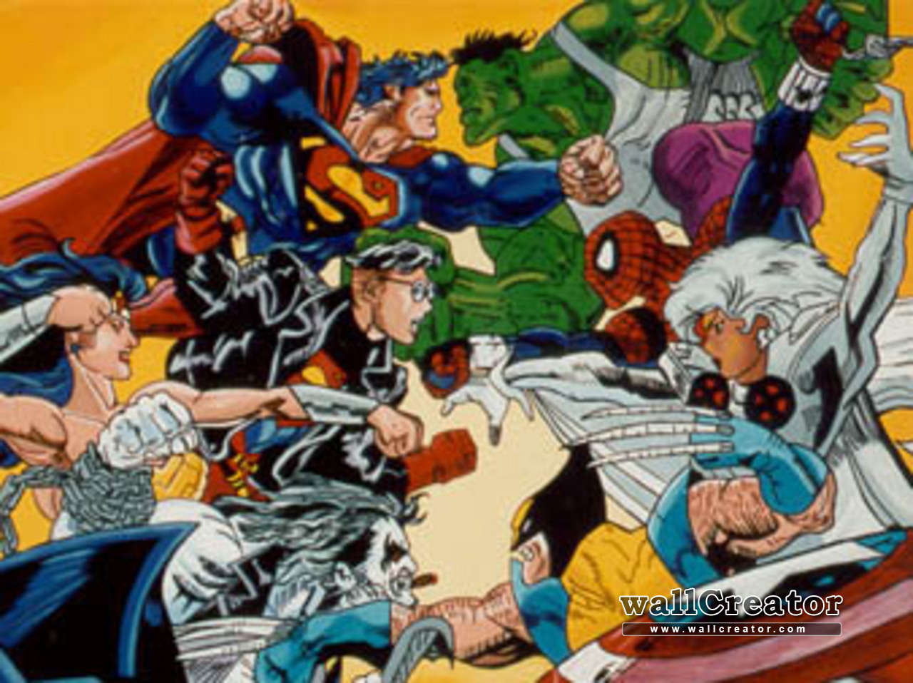 Marvel Vs DC Wallpaper