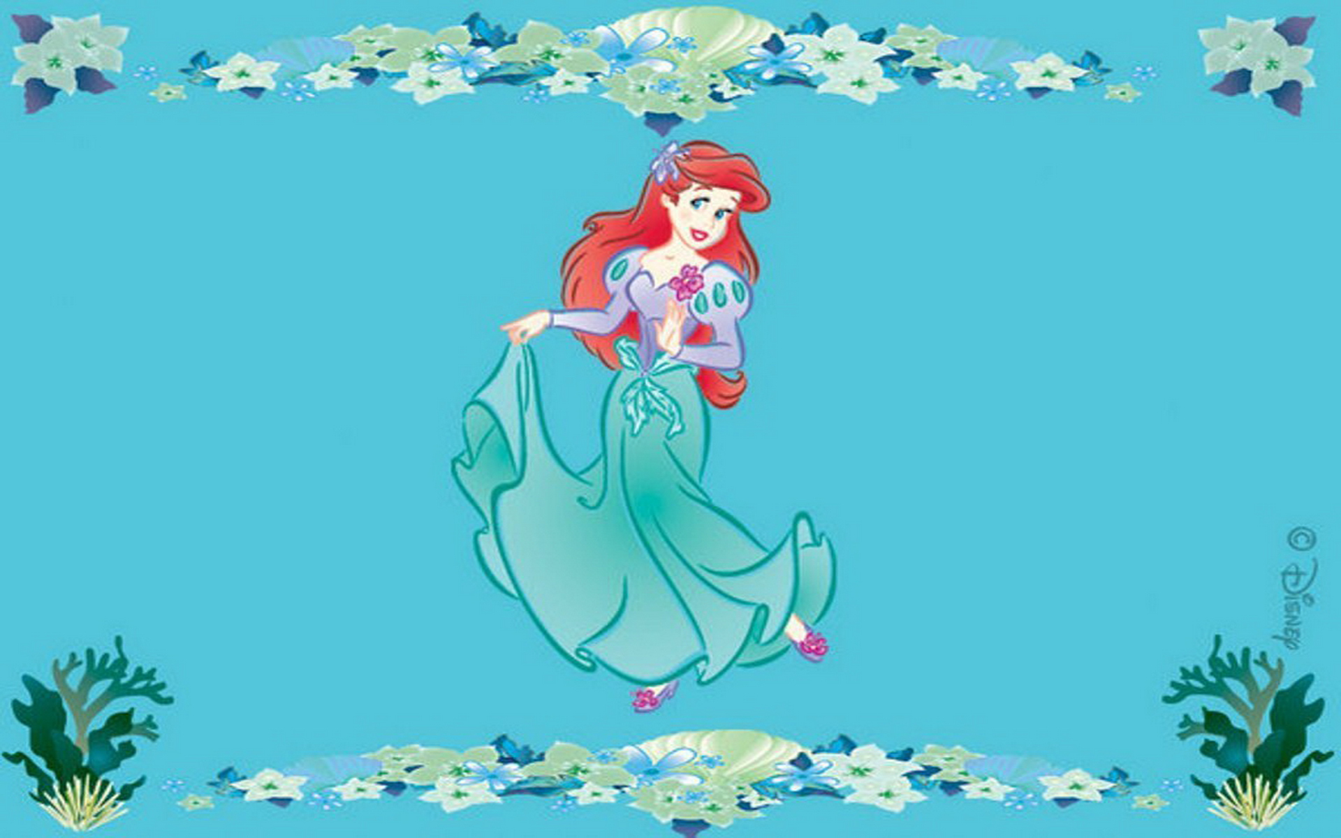 Wallpaper HD Widescreen Desktop Background Princess Ariel Disney