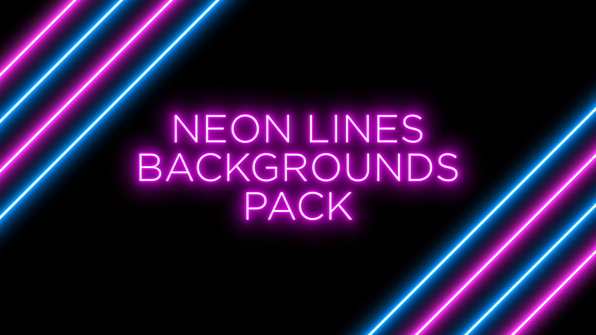 Neon Lines Background Animation Pack Enchanted Media