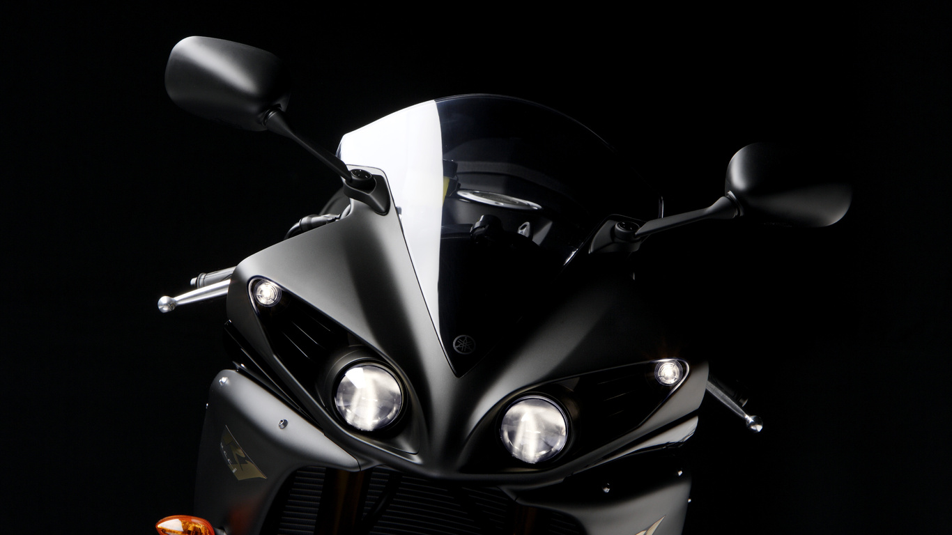 HD Wallpaper Yamaha Yzf R1 Sportbike Black Motorcycle