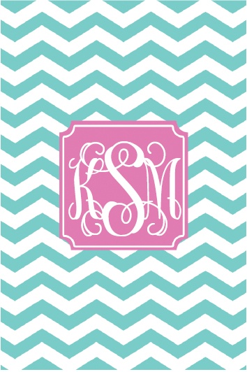 Chevron Background With Monogram B For Cute