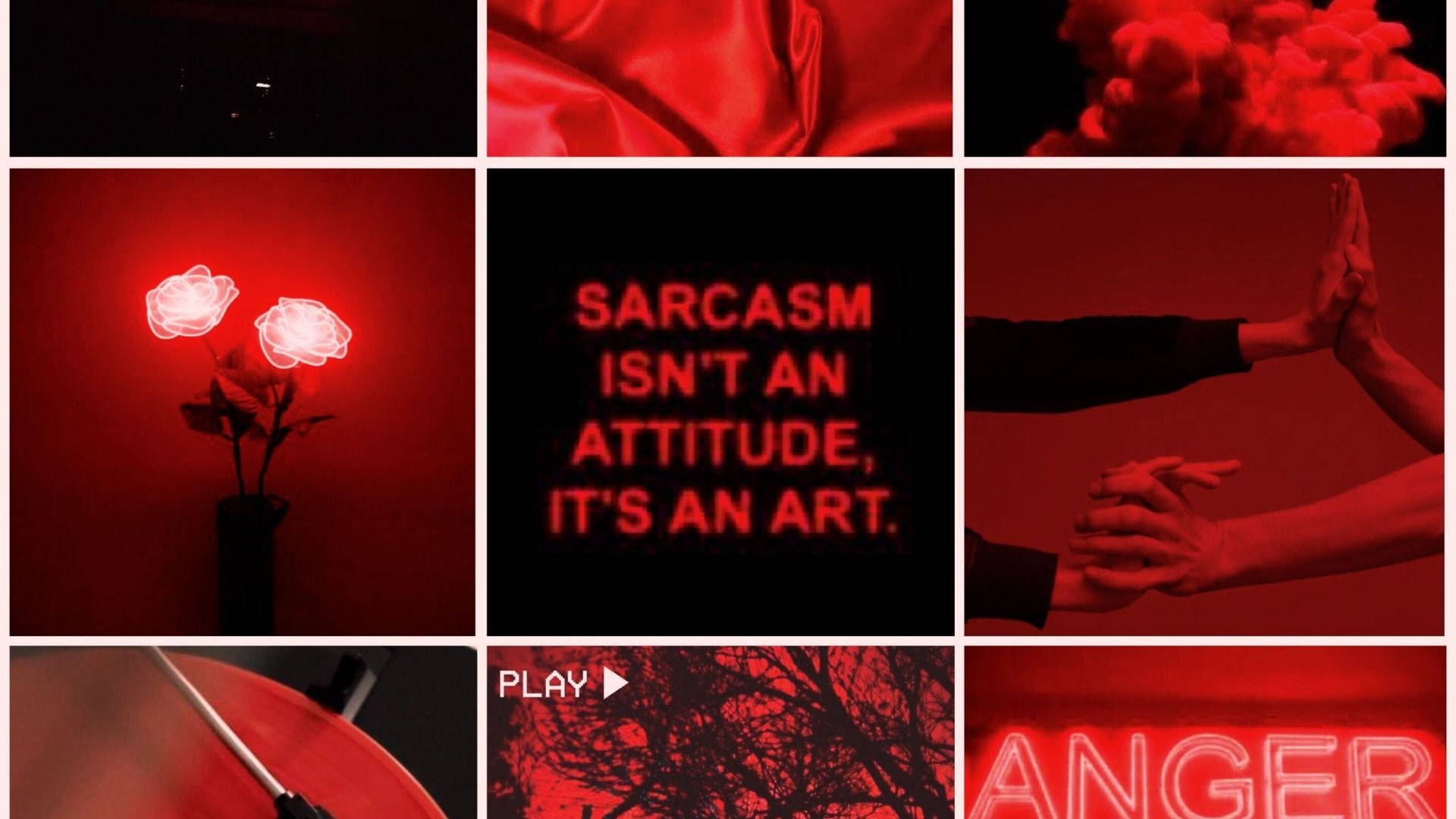 Red And Black Aesthetic Wallpaper