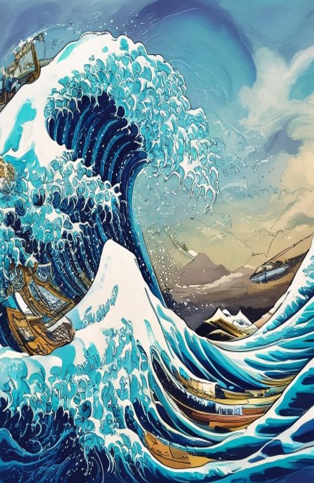 Great Wave Off Kanagawa Wallpaper