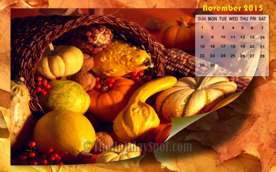 Calendar November Wallpaper