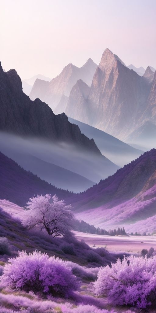 All In Shades Of Lilac iPhone Wallpaper
