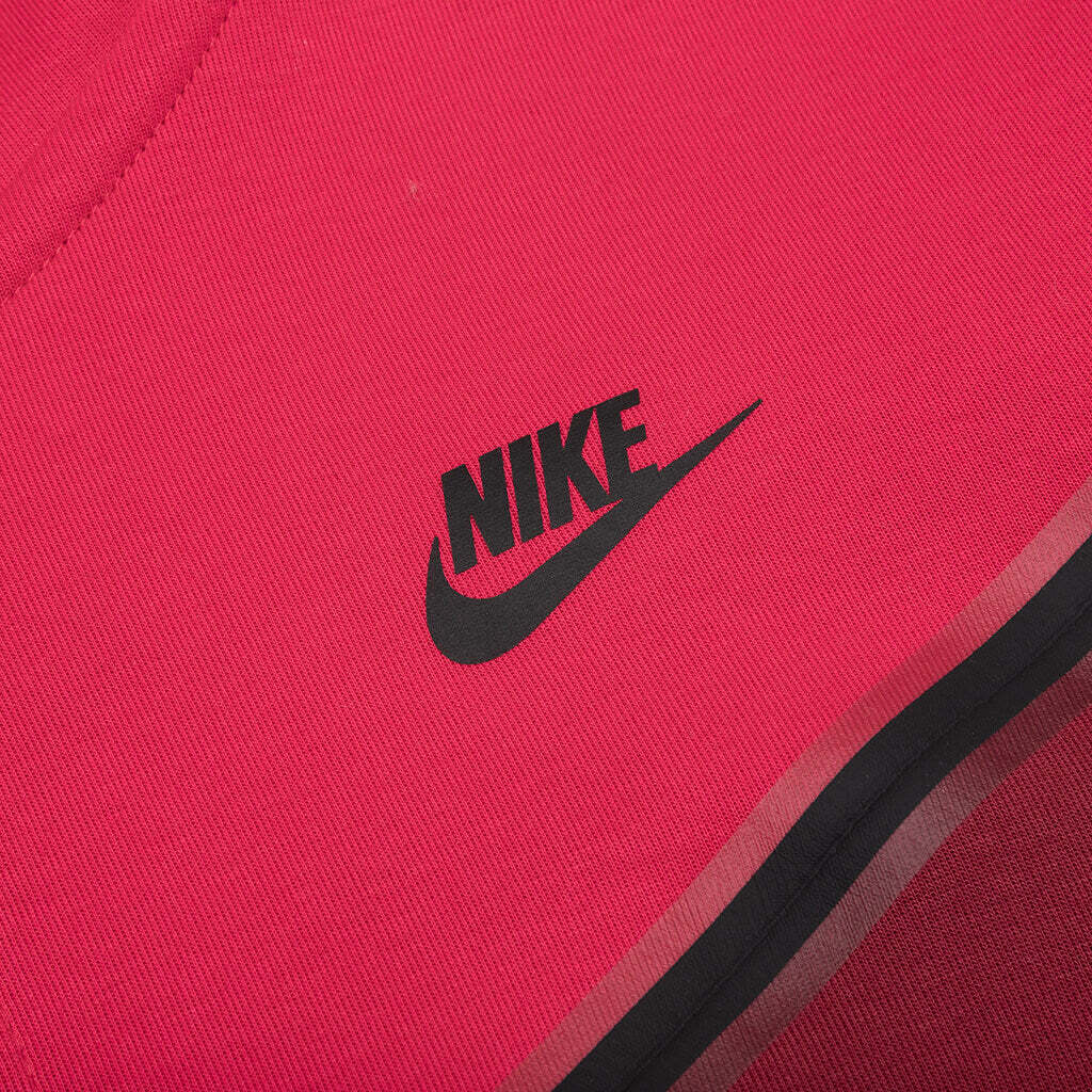 Nike Tech Fleece Windrunner Hoodie Very Berry Red Pink Pomegranate