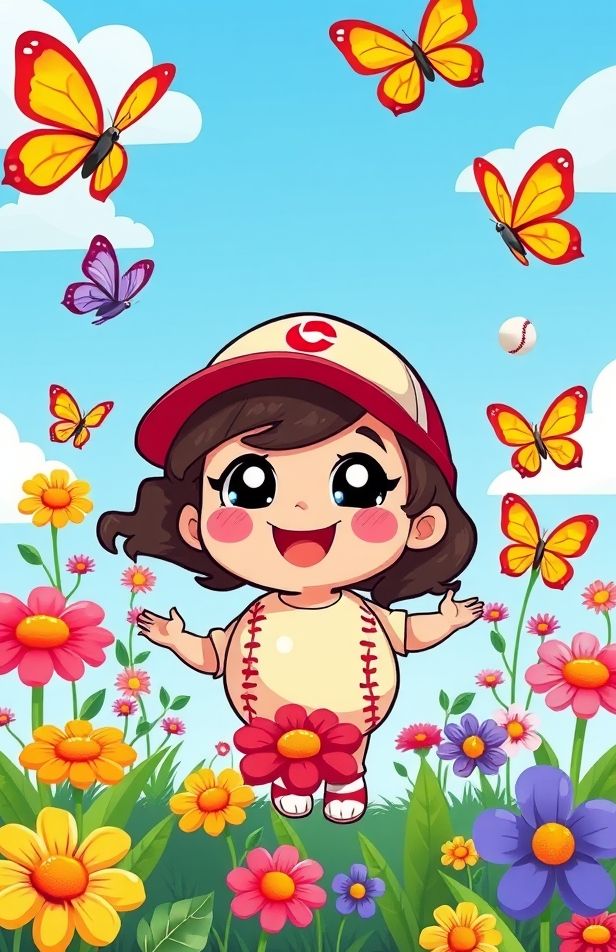 Cute Softball Wallpaper