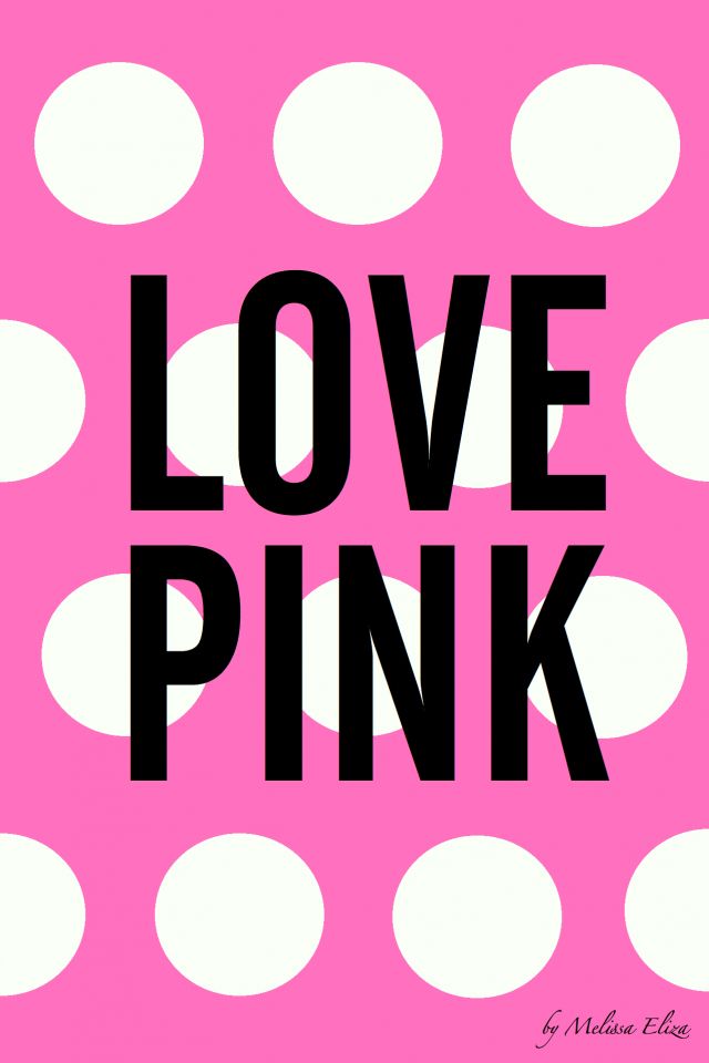 Pink Love iPhone Wallpaper Vspink Girly