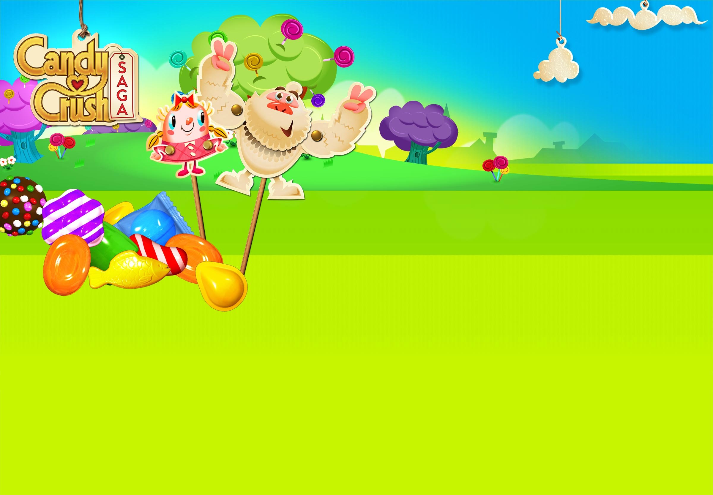 Candy Crush Saga Match Online Puzzle Family Wallpaper Background