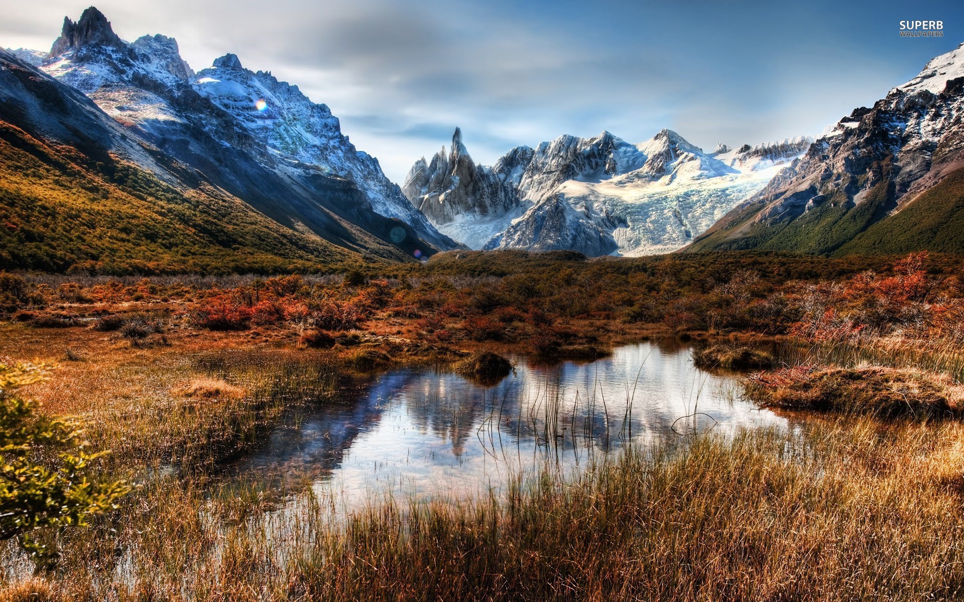 Andes Argentina Chile Wallpaper Stock Photos