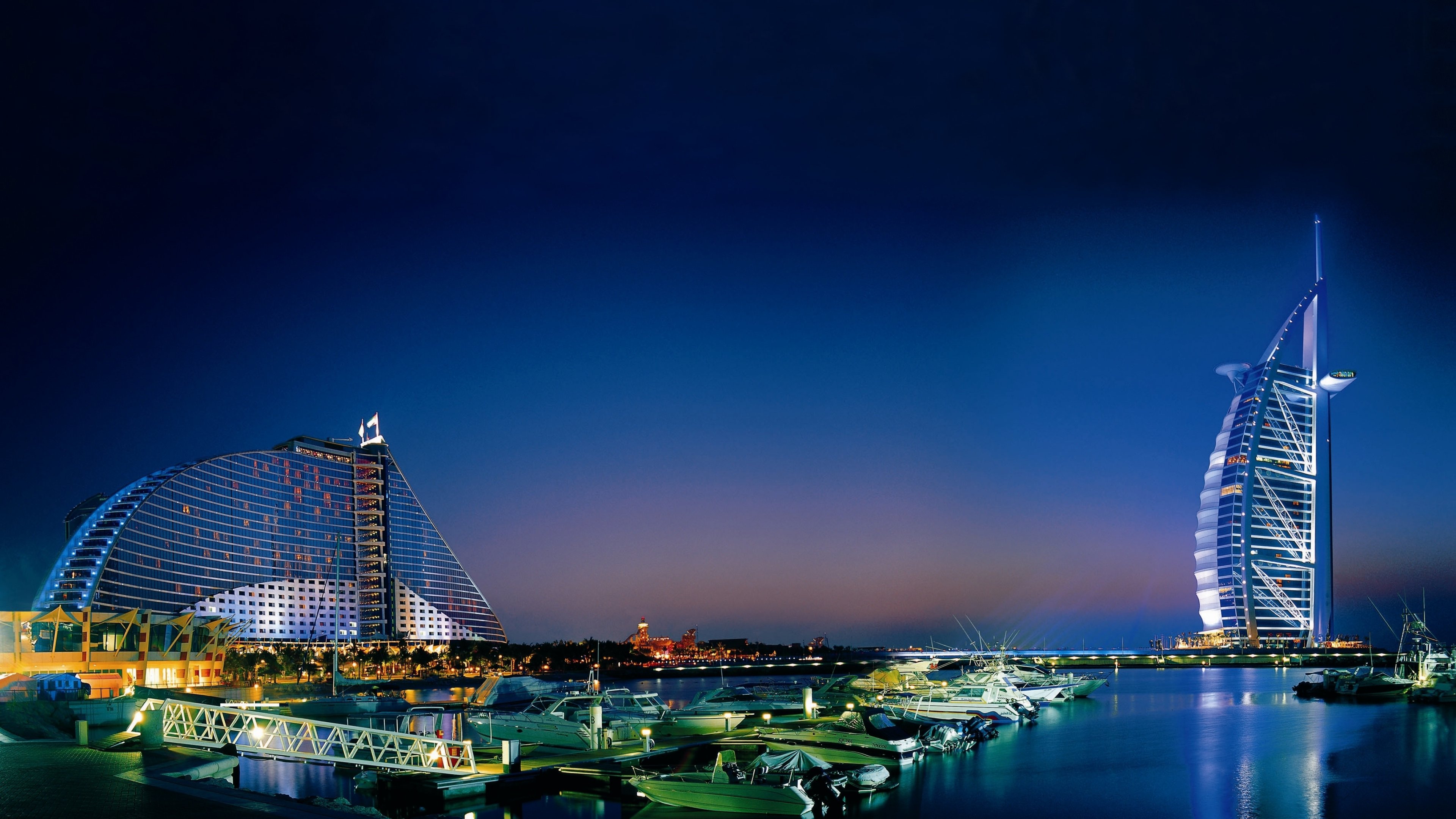 Download Wallpaper 3840x2160 Dubai United arab emirates Sea 4K Ultra