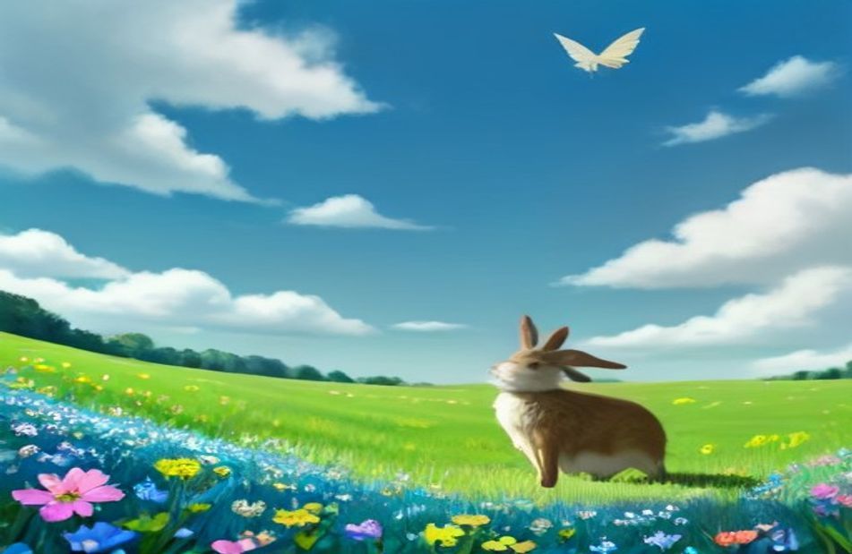 Cute Bunnies Wallpaper