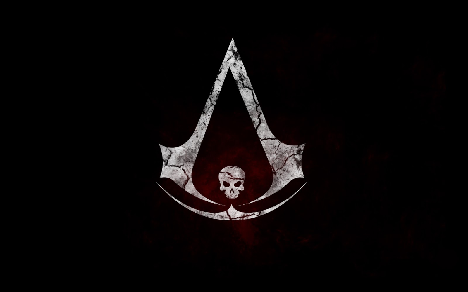 Assassins Creed Iv Black Flag Logo Skull Background Video Game