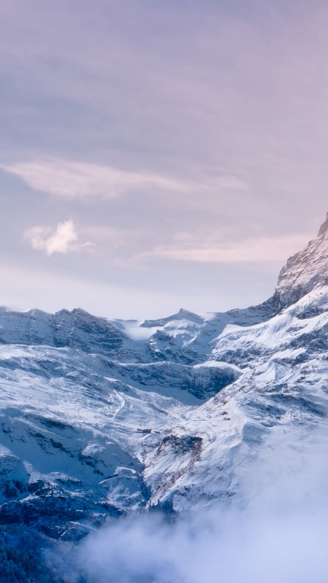 Winter Mountain 4k Ultra HD Wallpaper
