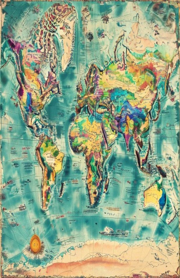 World Map Wallpaper High Resolution
