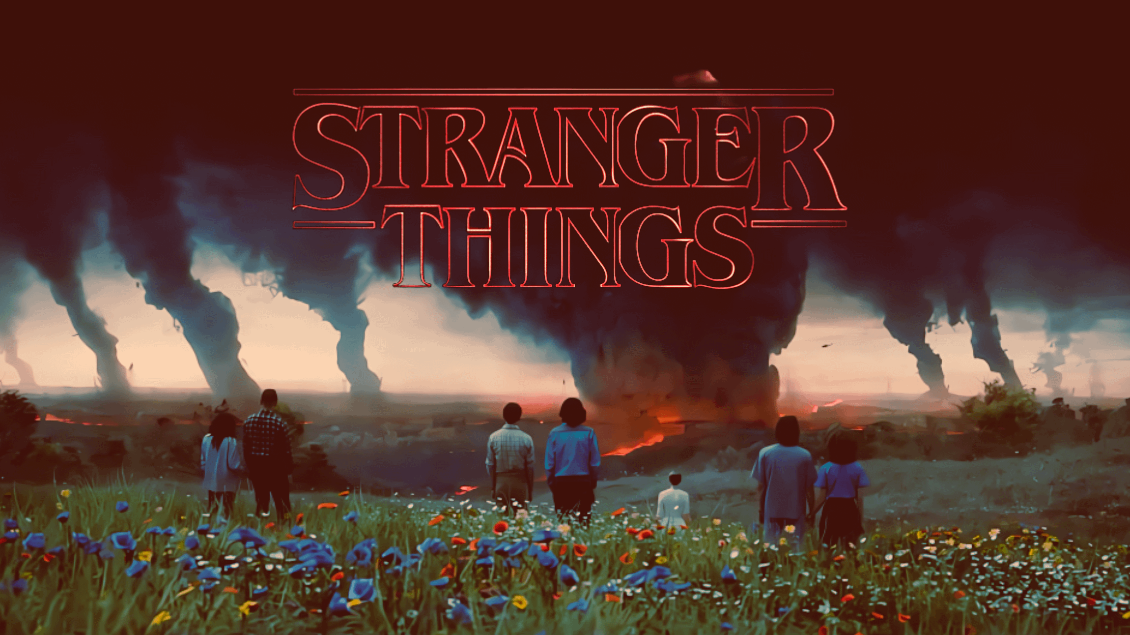 Stranger Things Wallpaper With My Favorite Shot From The Series So