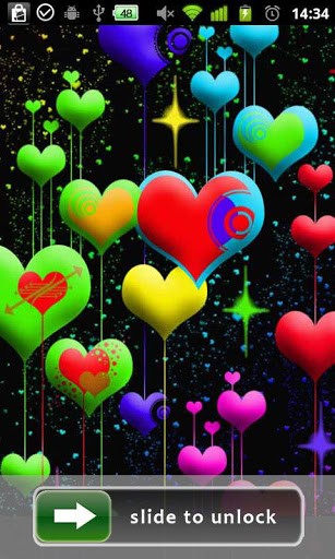 Love  Romantic Wallpapers  Backgrounds and pictures of valentine heart  flowers and polka dots as home  lock screen images  App Price  Intelligence by Qonversion