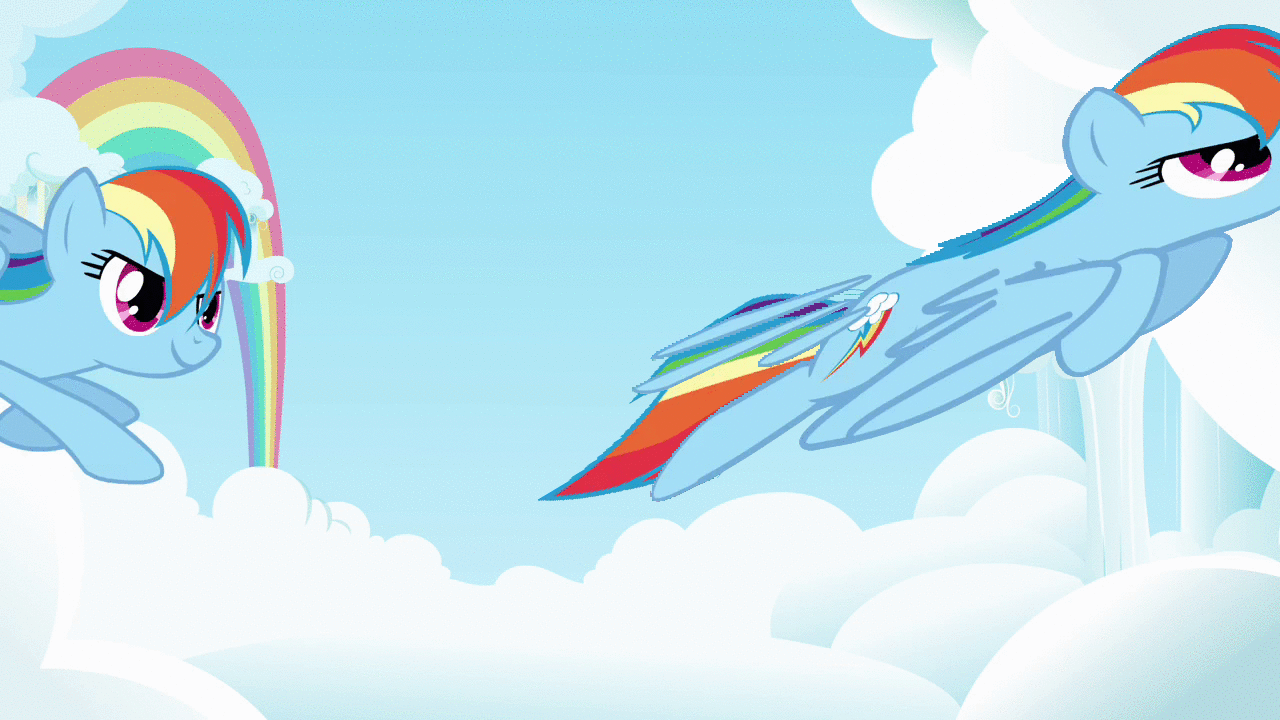 Infinite Rainbow Dash Animated Gif By Hazelproductions
