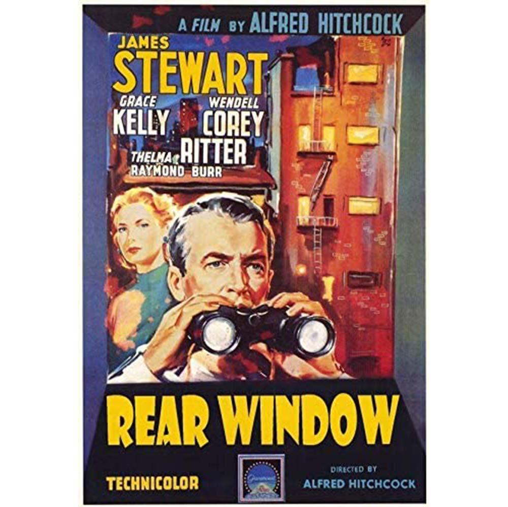 Amazon Tin Sign Retro Rear Window Hitchcock Classic Movie
