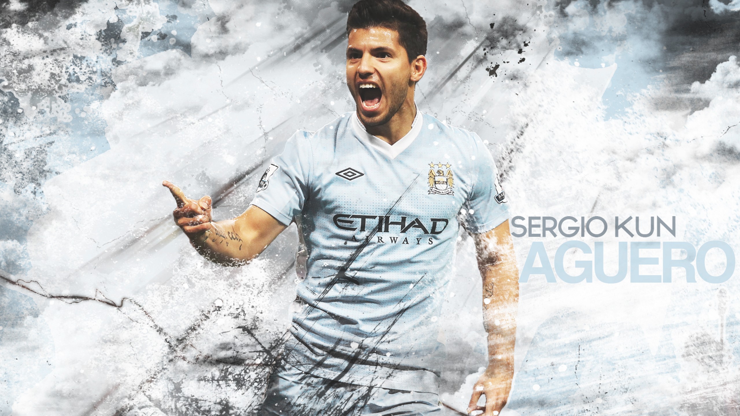 Sergio Aguero Manchester City Football Wallpaper HD