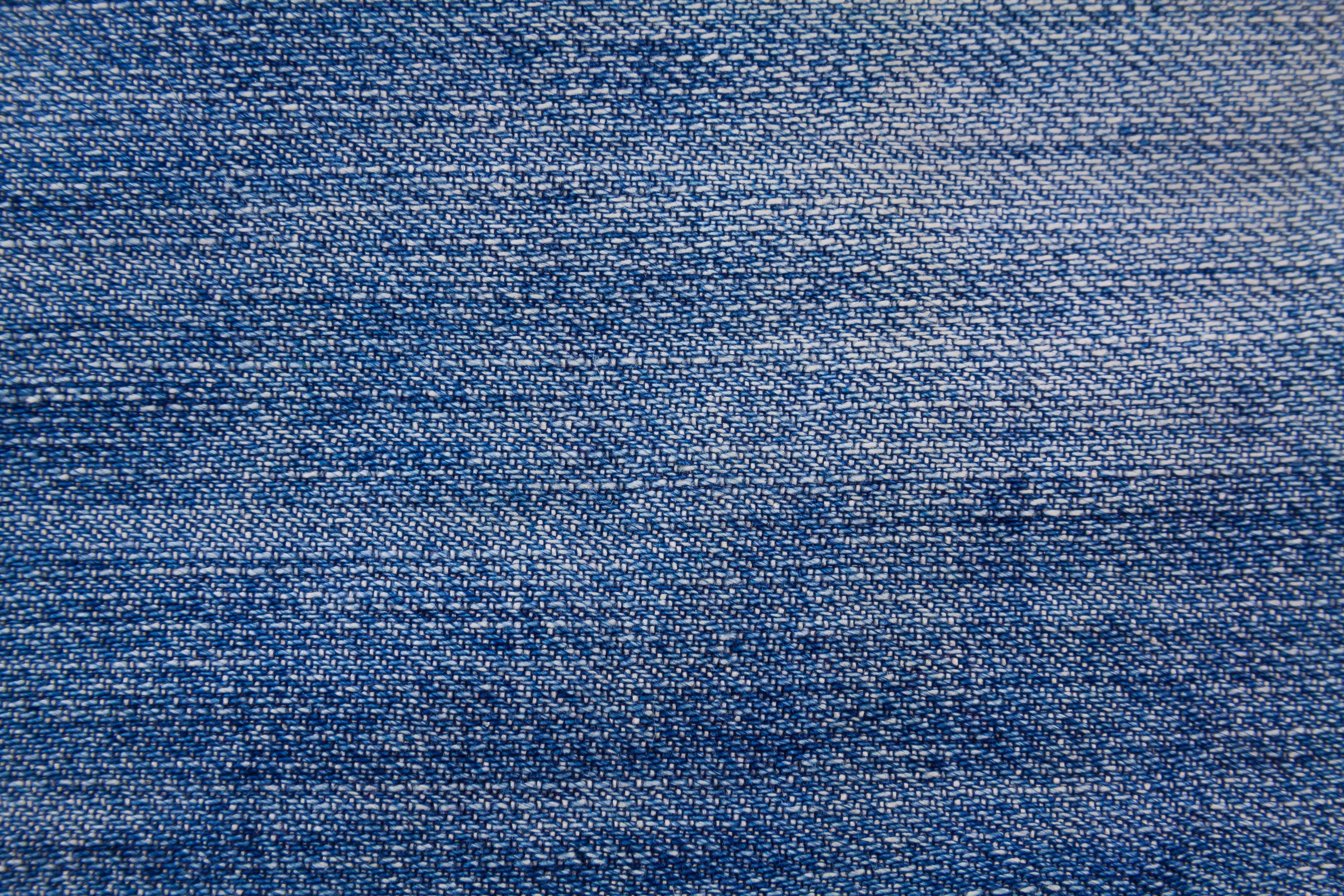 Wallpaper With Denim Fabric Texture Image