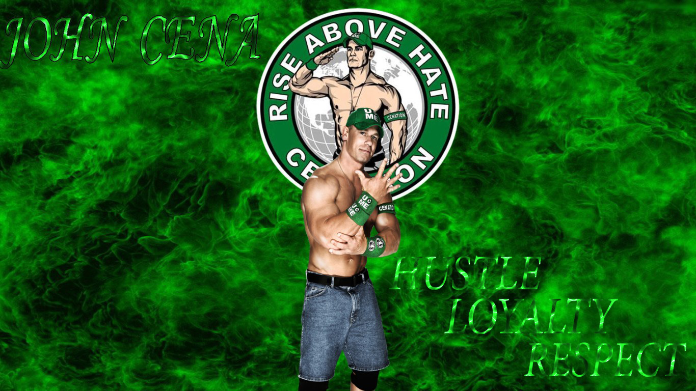John Cena Wallpaper Green