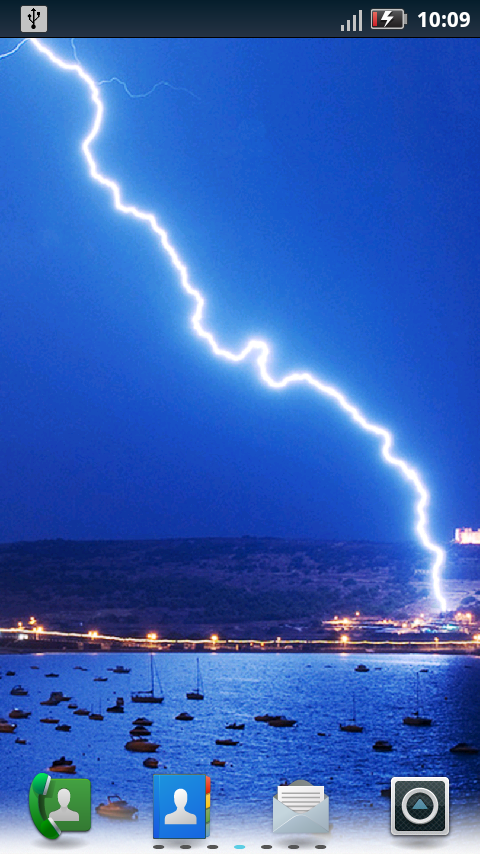 Download Lightning Storms Live Wallpaper free for your Android phone