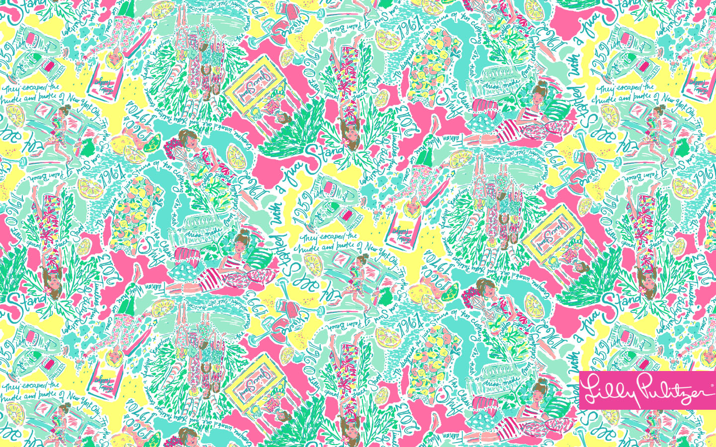 Lilly Pulitzer Desktop Wallpaper By Shopaholics Anonymous