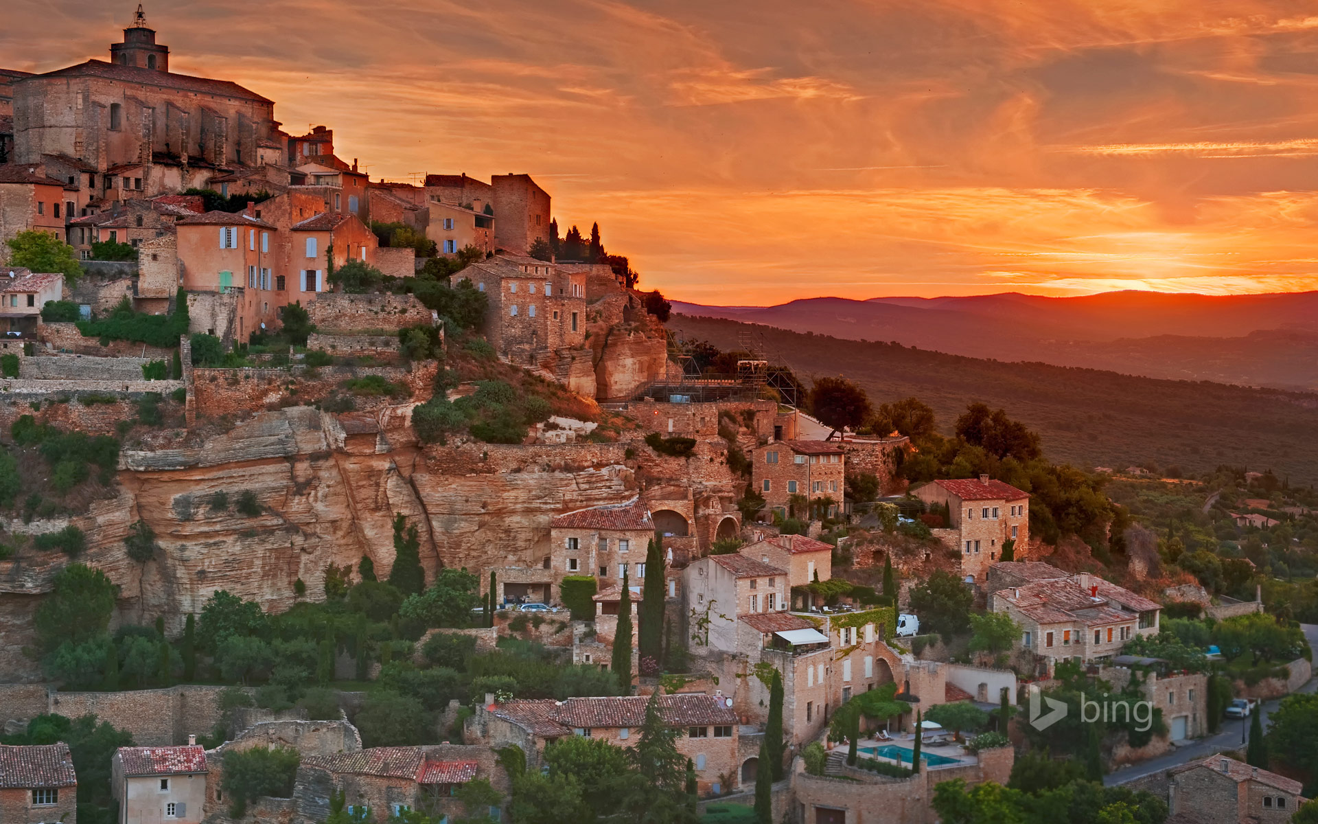 Gordes Provence Alpes C Te D Azur France HD Bing Wallpaper