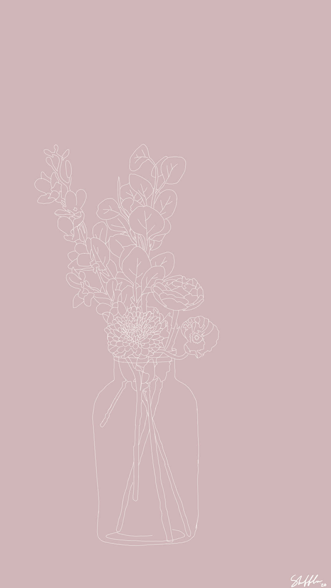 Pink And White Wallpaper