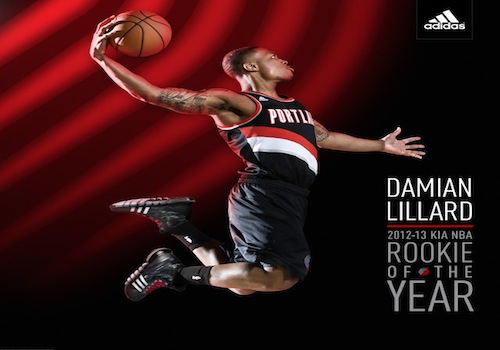 Damian Lillard Rookie Of The Year
