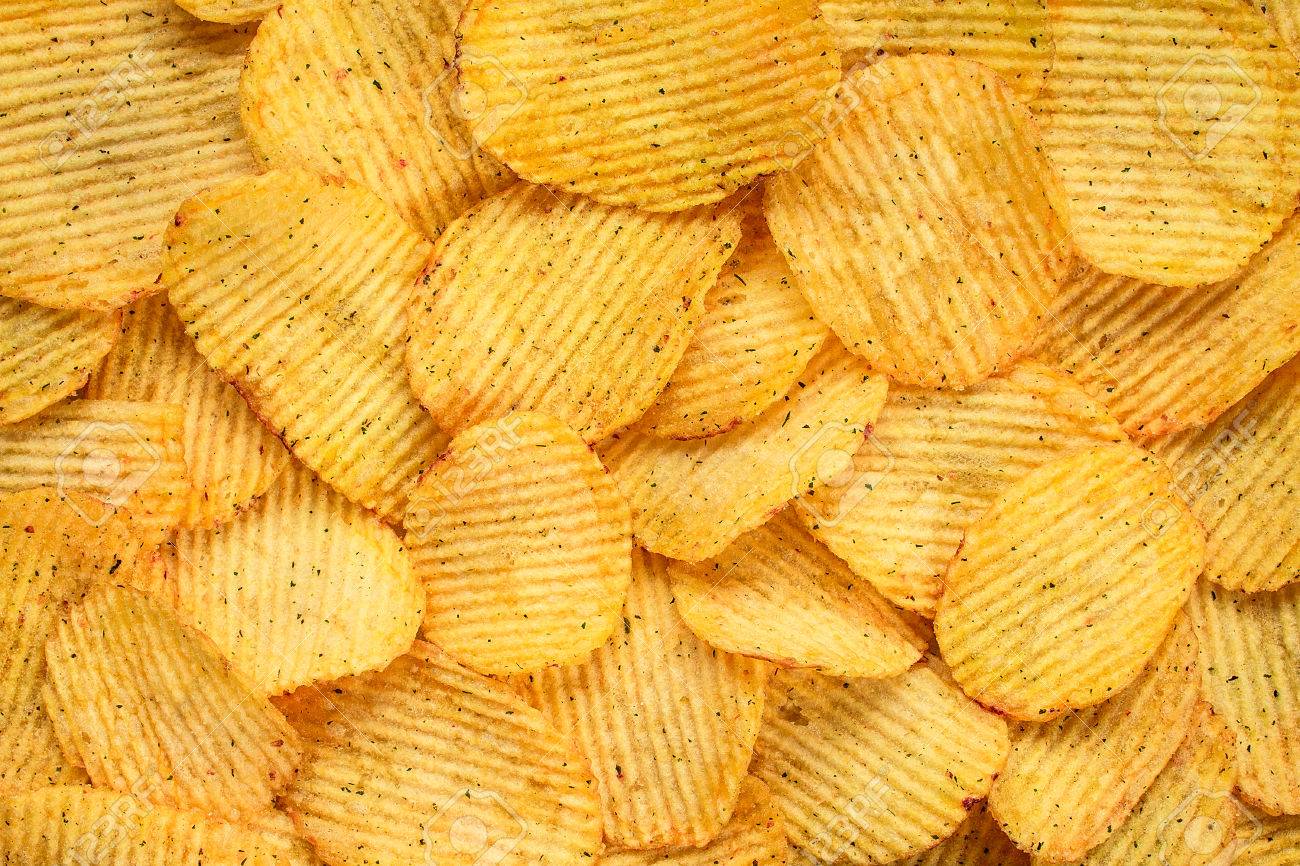 Free download Yellow Salted Potato Chips As Background Chips Texture