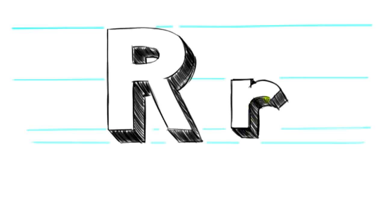 Letter R Drawing Wallpaper