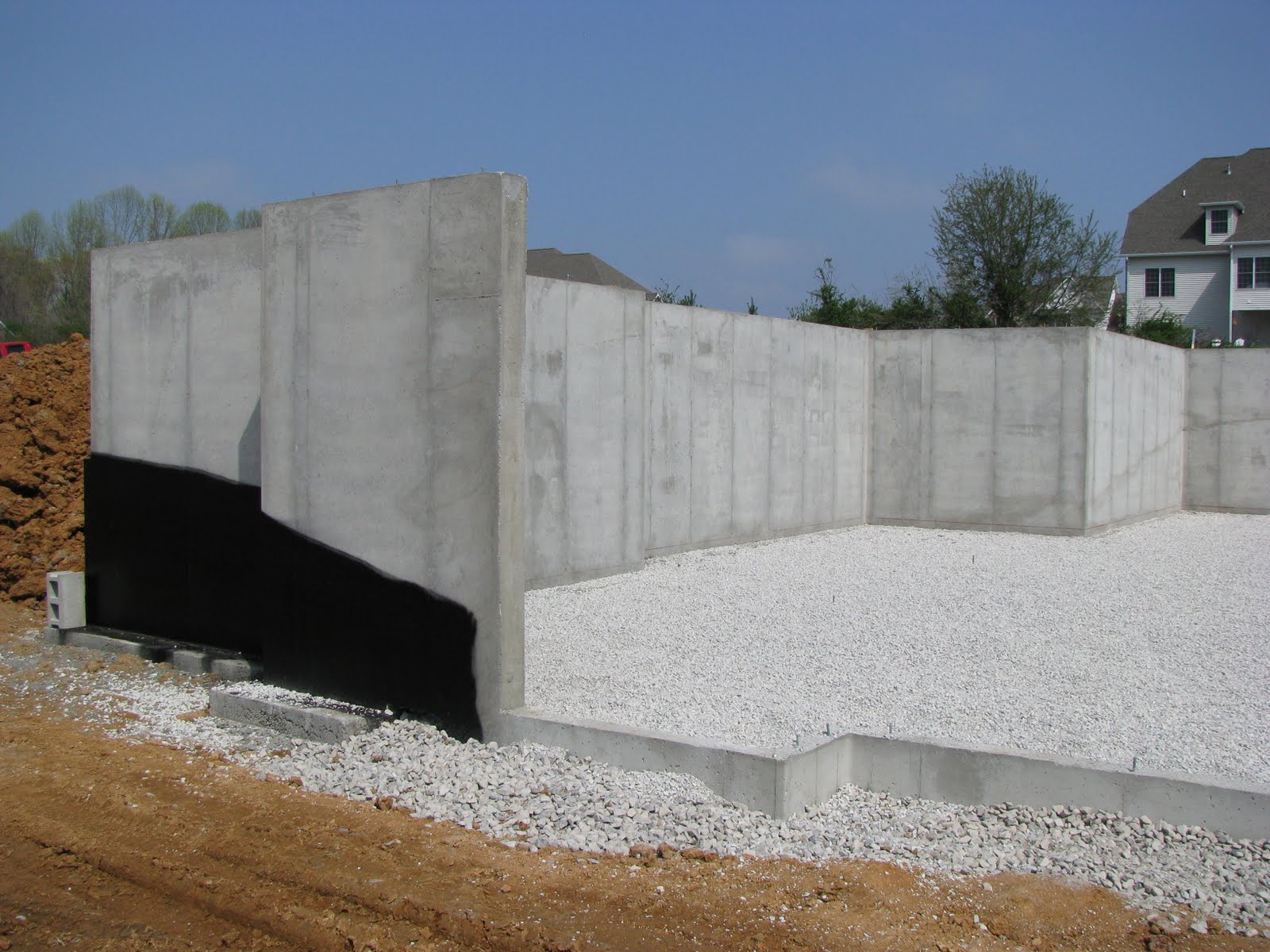 Concrete Block Wall Construction
