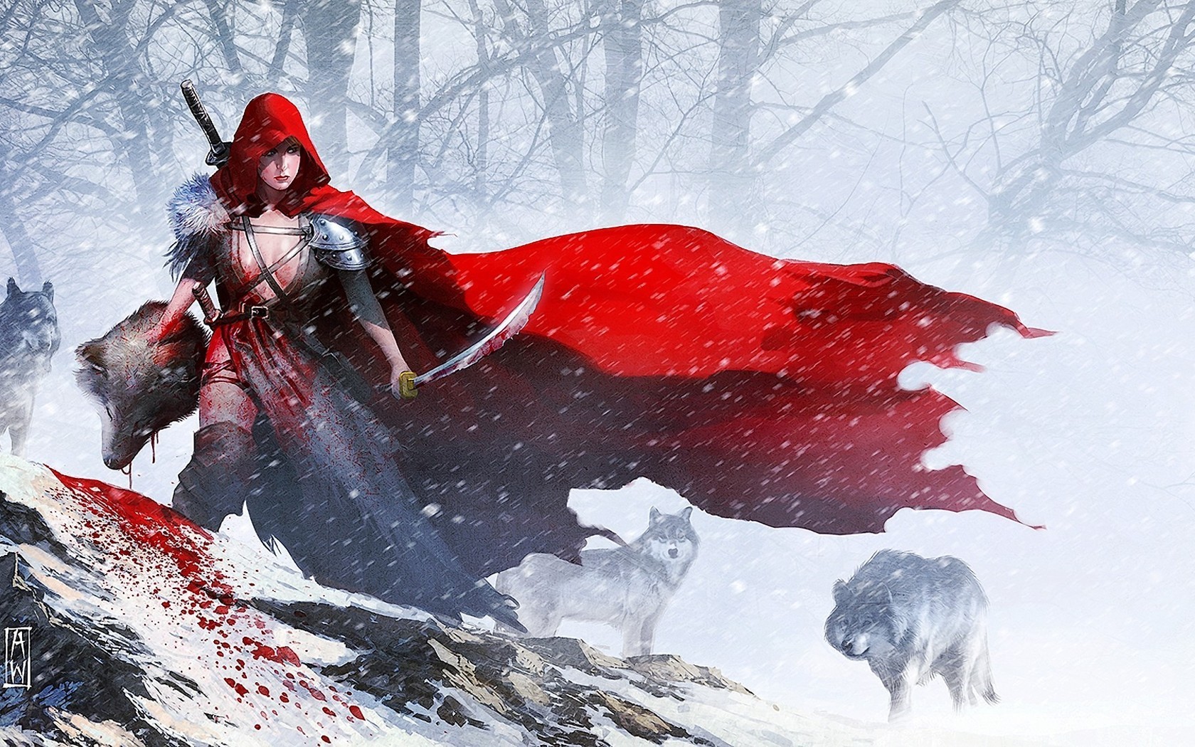 Little Red Riding Hood Massacre Wallpaper