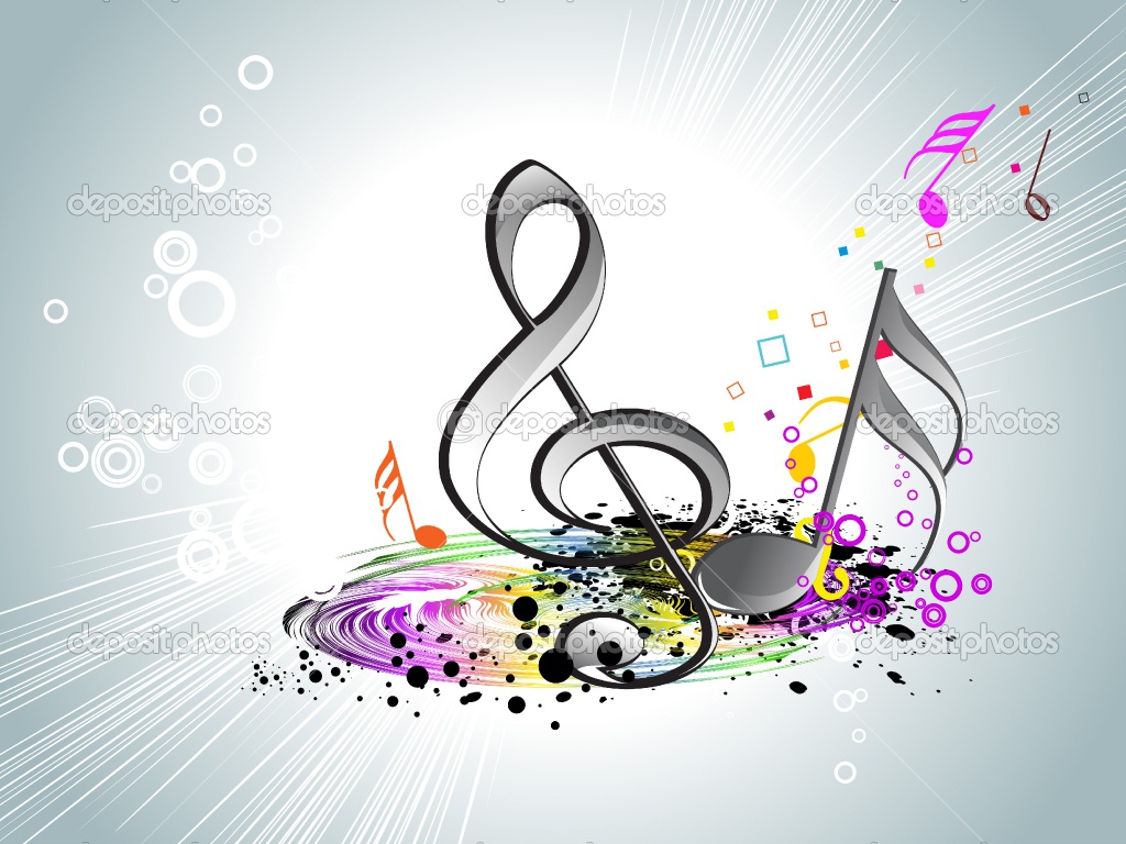 Colorful Music Notes Wallpaper HD In Imageci