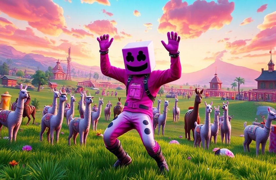 Marshmello Fortnite Wallpaper