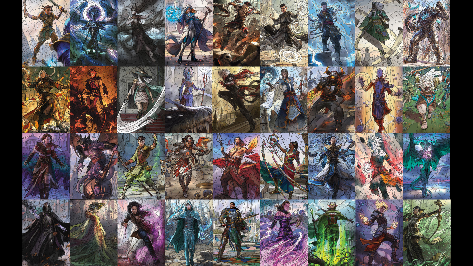 Stained Glass Planeswalker Wallpaper Magictcg