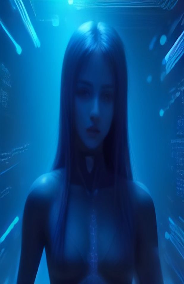 Blue Matrix Code Wallpaper Live