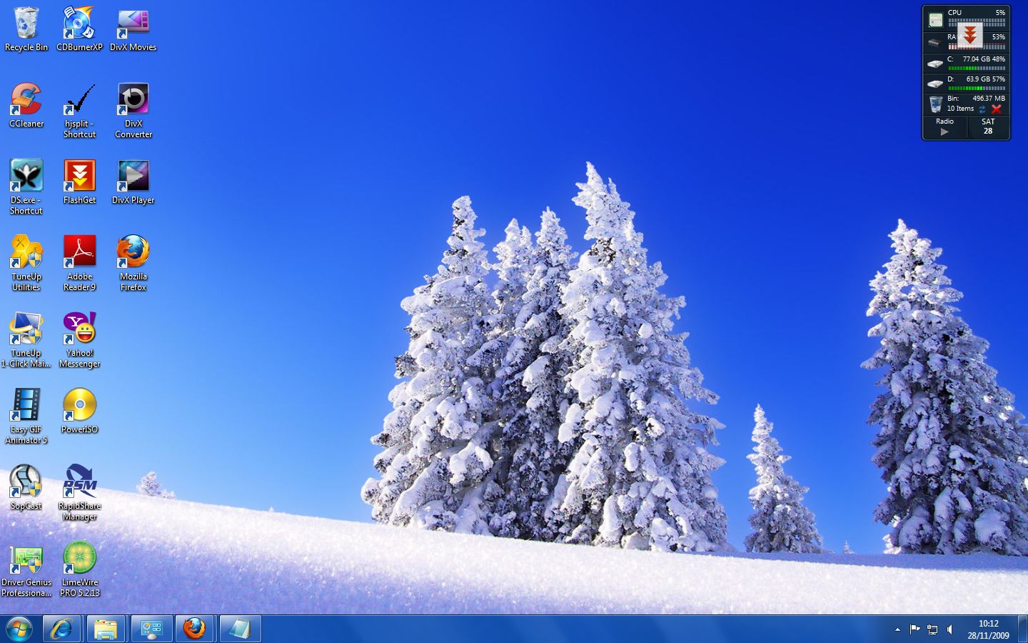 Christmas Windows Themes Content Winterscape Wallpaper For Desktop