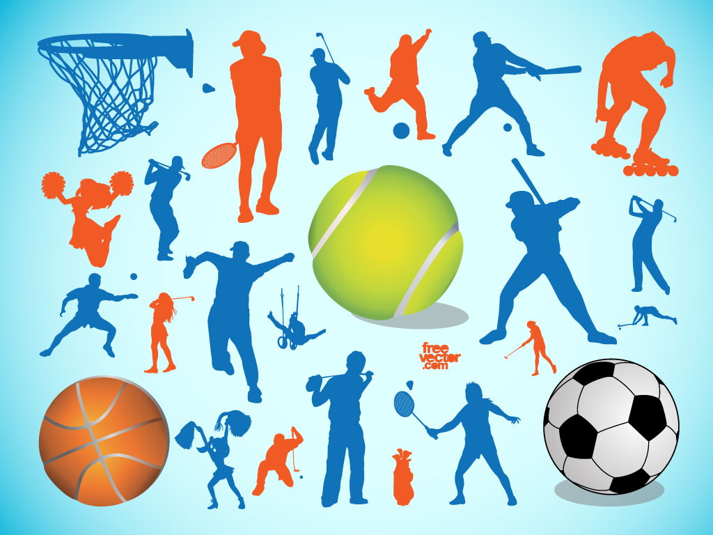 And Silhouettes Perfect For Your Team Sports Design Projects
