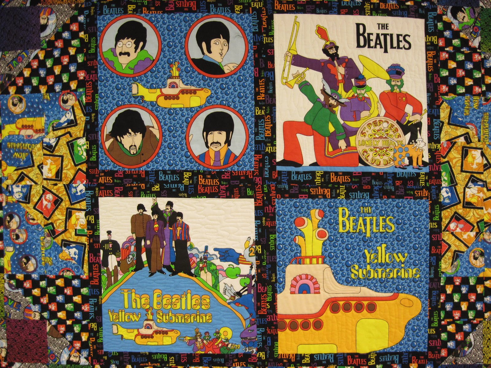 The Beatles Border HD Wallpaper
