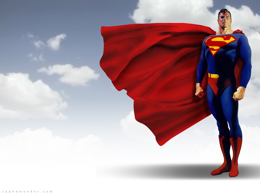Superman Cartoon Wallpaper Widescreen Imagebank Biz