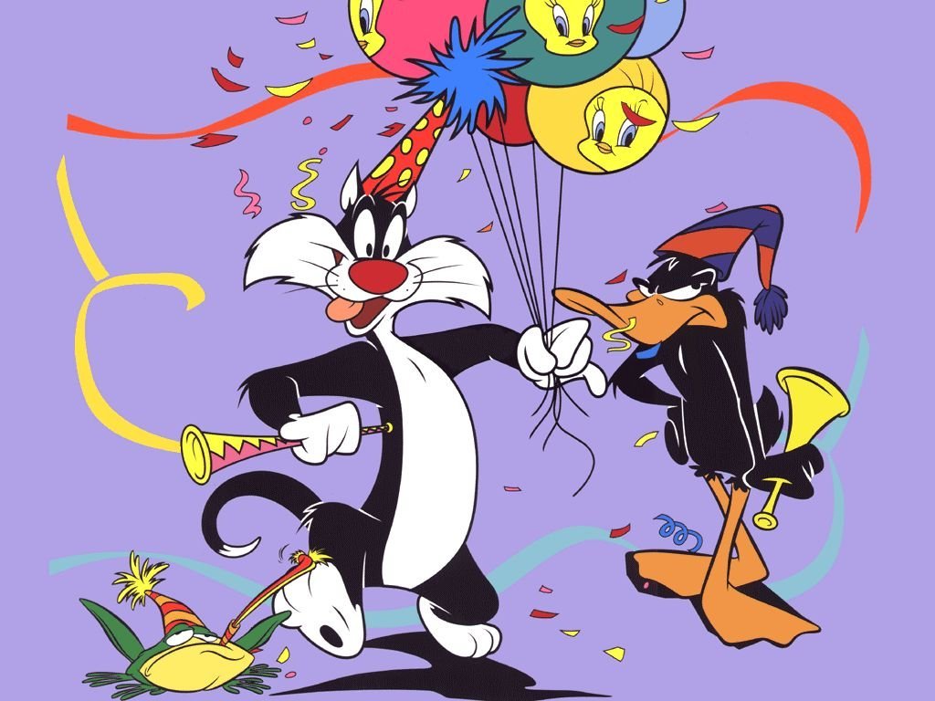 Looney Tunes Festa Papel De Parede Wallpaper