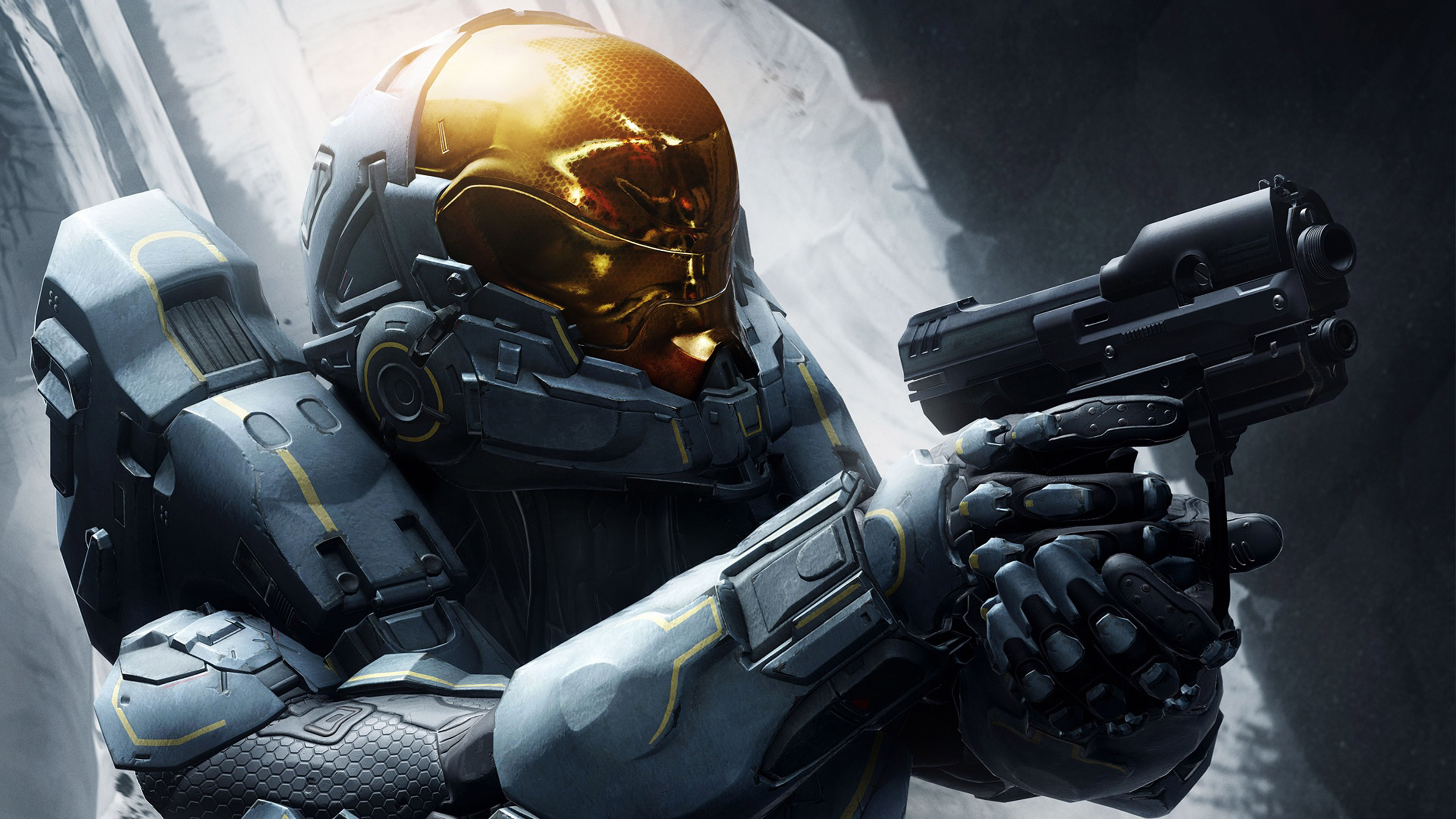 HD Background Halo 5 Guardians Game Kelly Shooter Robot Wallpaper 3840x2160