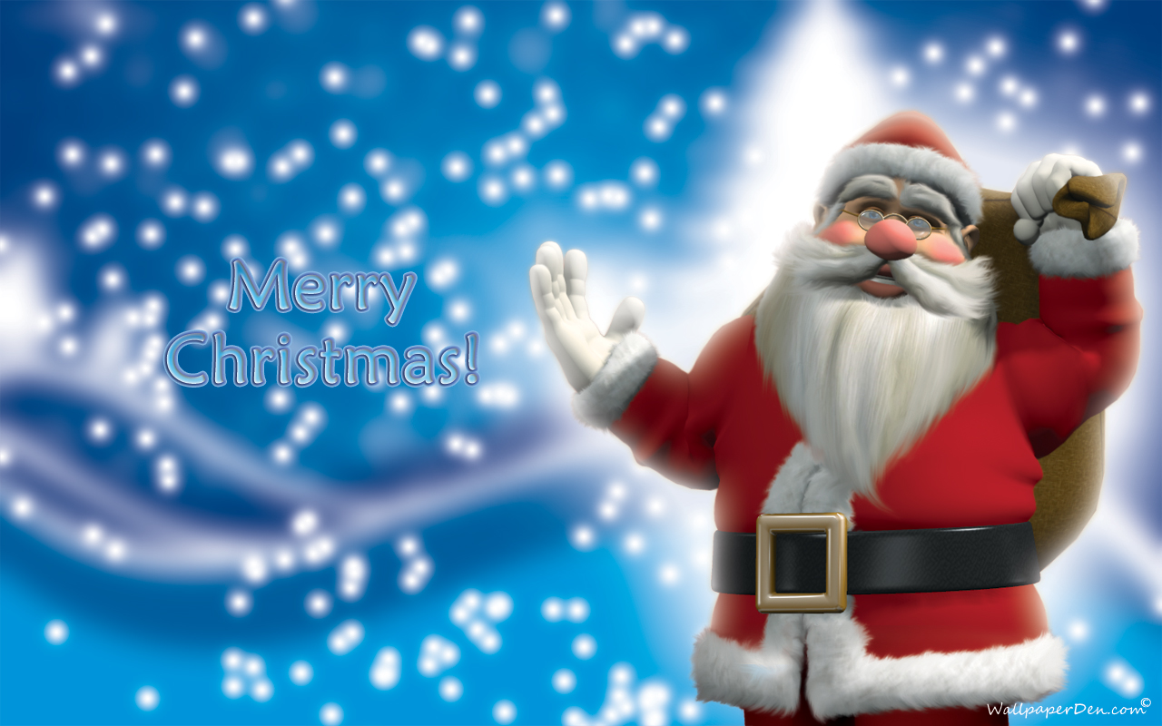 Christmas Santa Claus Desktop Background Hivewallpaper