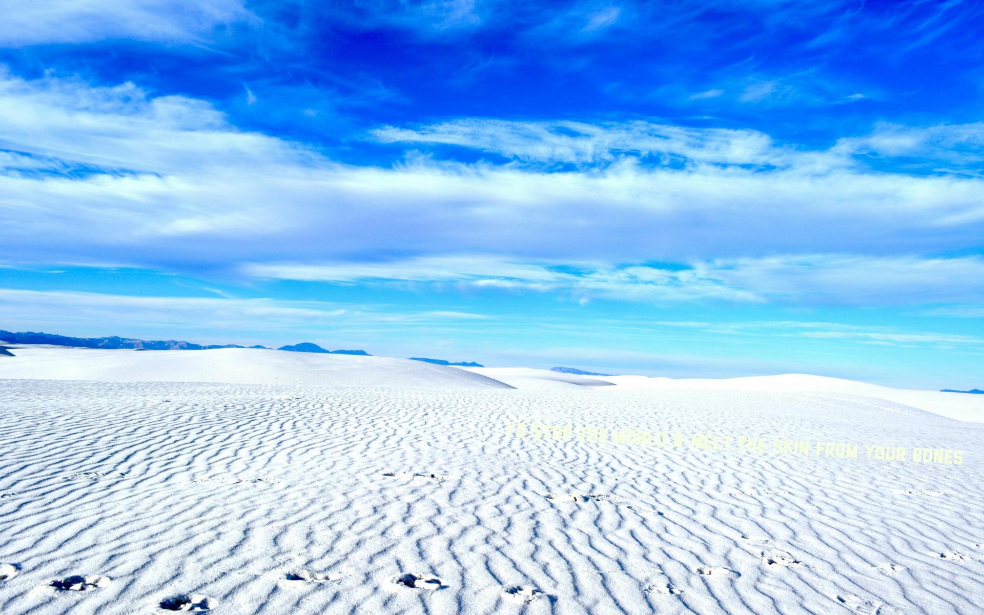 White Sands National Park By HD Wallpaper Daily